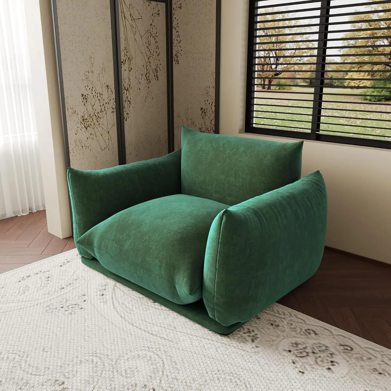 Vintage 1950s Chenille Sofa And Accent Chair Set 4 1750230383