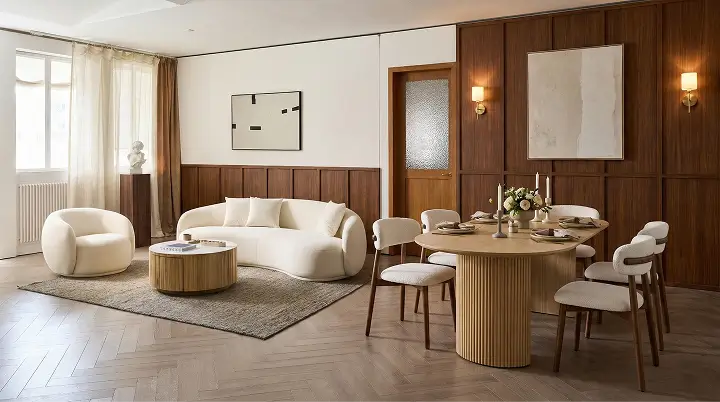 Living & Dining Room-Modern Luxury