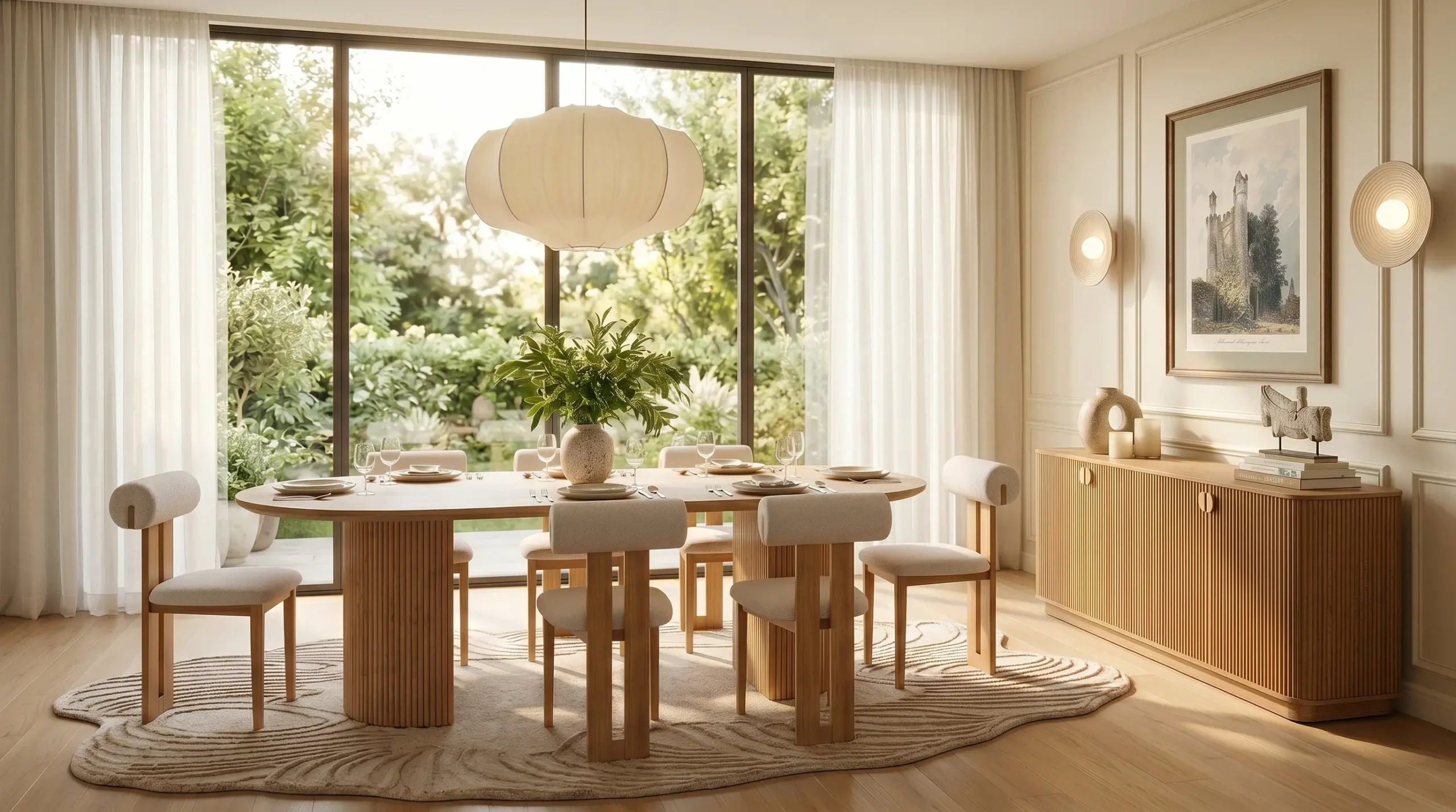 Serene Lattice Dining Room Collection