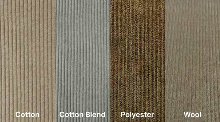 Corduroy of Different Fabrics